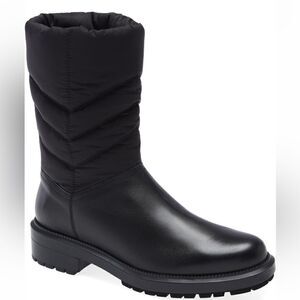 Aquatalia Women’s waterproof leather Italian boot in black  Sz 6 NIB